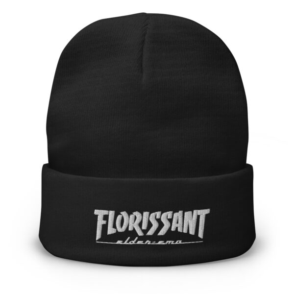 Thrash Elder Emo Embroidered Beanie
