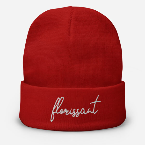 WordmarkEmbroidered Beanie - Image 2