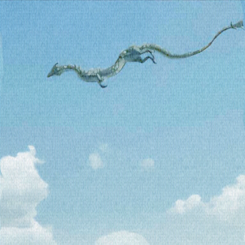 Chasing Dragons Elder Emo - Blue sky with Dragon