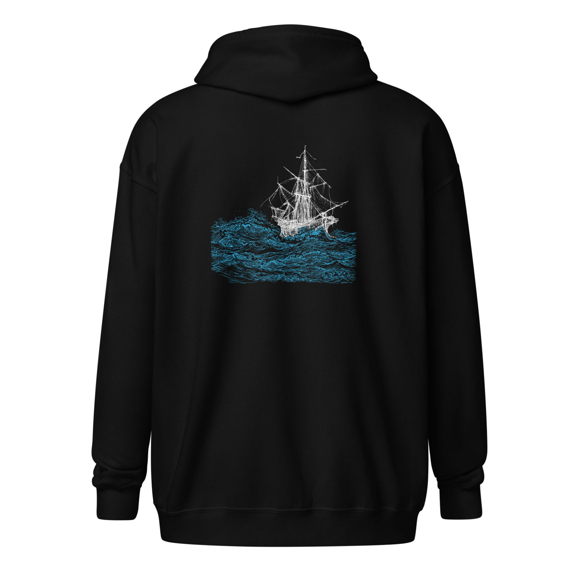 At Sea - Zip Up Hoodie - Image 2