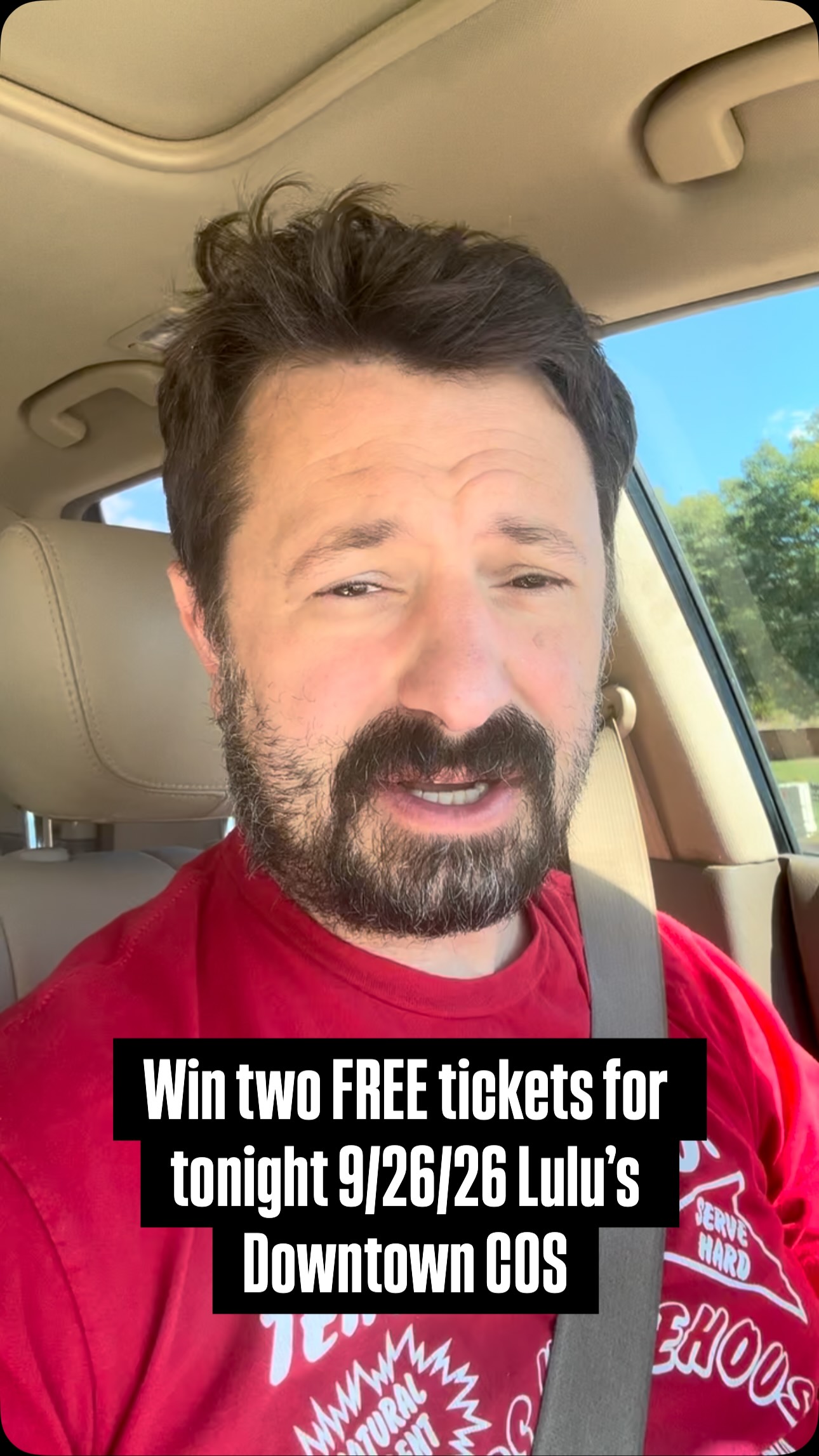 Win free tickets for tonight at 9/26/26 @lulusdowntown