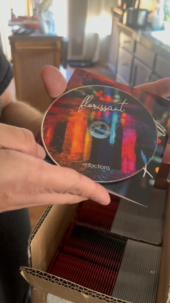 Our new EP on compact disc (CD)! Come win one for FREE at @lulusdowntown Saturday 9/26/26. We’re jammin’ with our rad pals @traditiontheband @origamisummer and @strungshort! We’ll see you there!