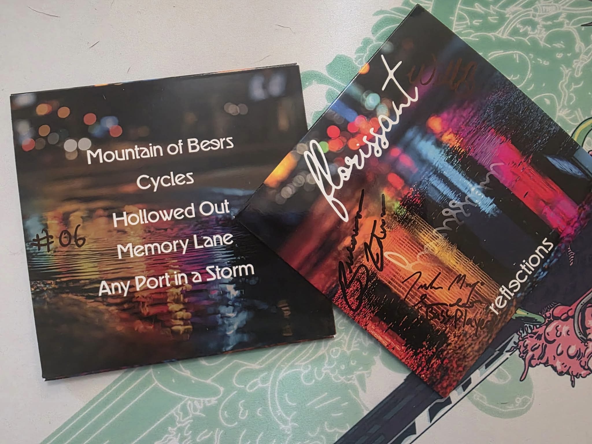 Signed limited edition Florissant reflections EP on CD