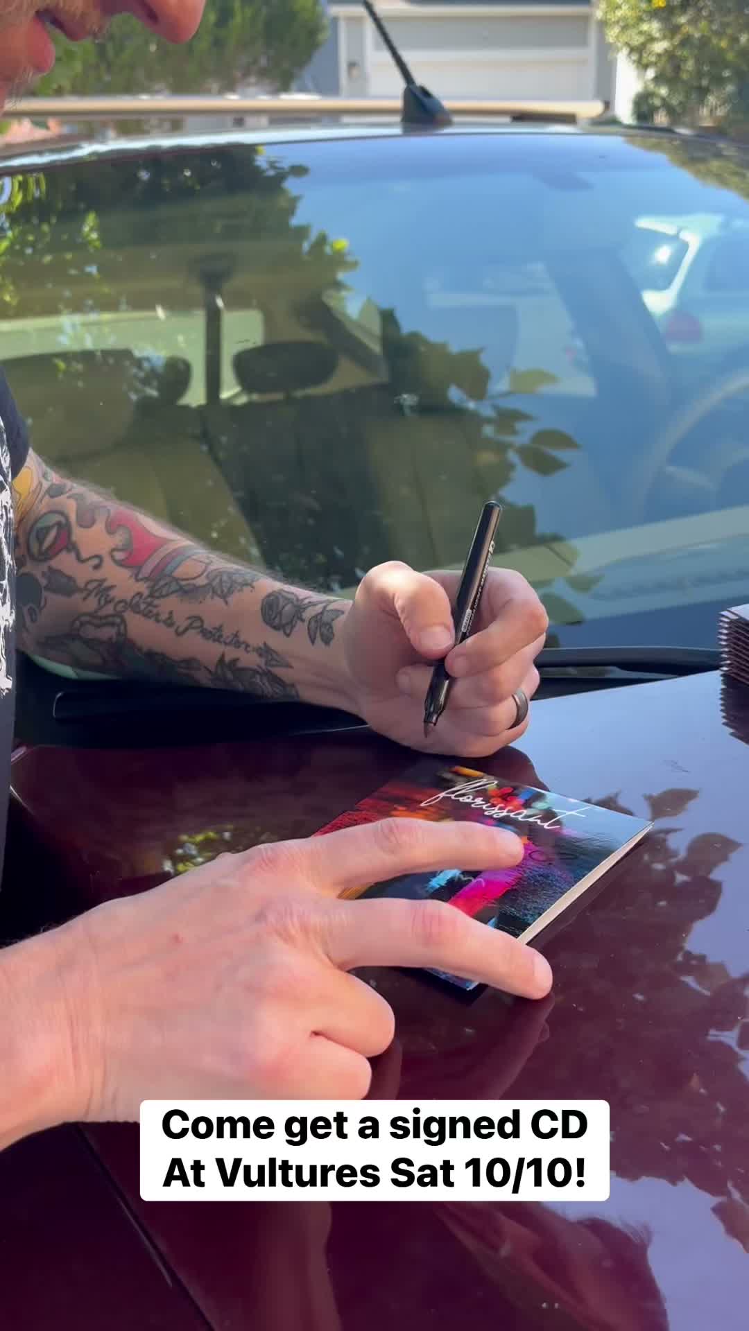 Come get a signed CD at our next show. Vultures Saturday 10/10!!